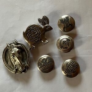 Southwest Metal Button Covers